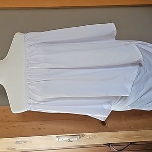 White off the shoulder dress